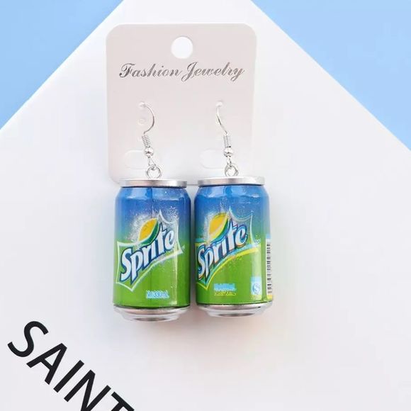 Sprite Can Earrings!💚 - Picture 1 of 4